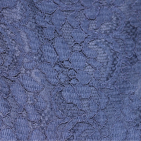 David’s Bridal Navy Blue Kids Dress with Gold Accents Size 8 - Picture 3 of 15